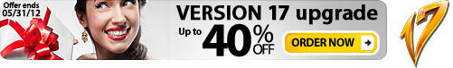 Version 17 upgrade: up to 40% off