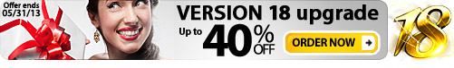 VERSION 18 upgrade: up to 40% off