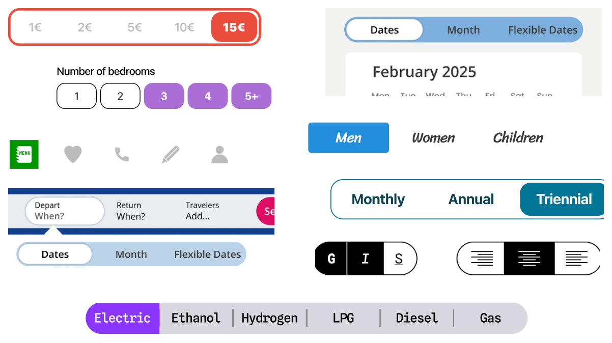 New Segmented Button control