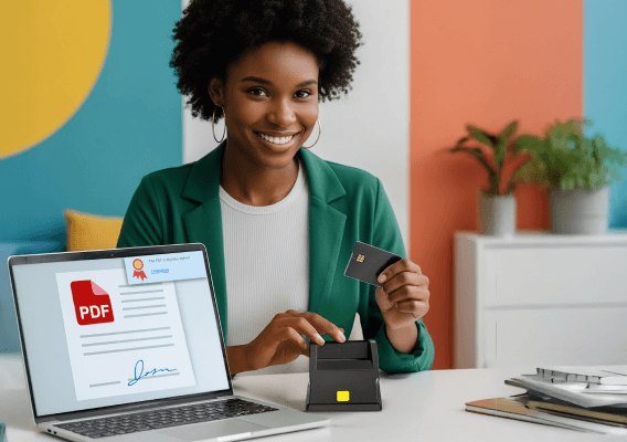 Certificate-based signature with smart cards