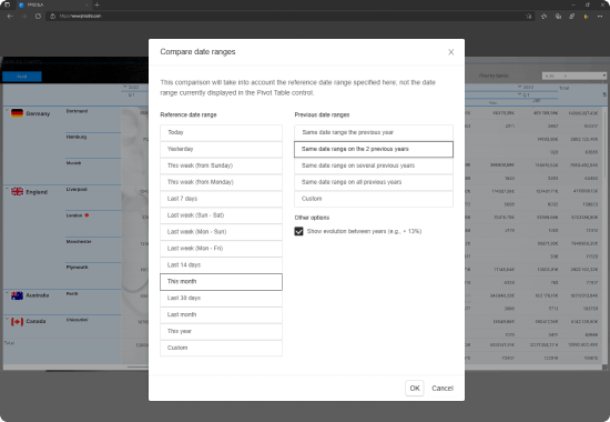Pivot Table control now available in WEBDEV